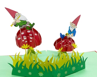 Garden Gnomes - Housewarming Pop Up card