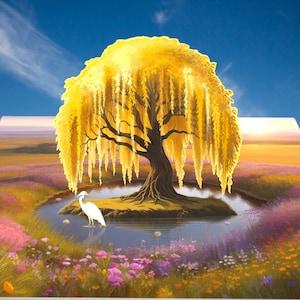 Carte pop-up TREE OF LOSS - carte de sympathie - carte de deuil - carte de deuil - condoléances sincères - décès - guérison - carte Namaste
