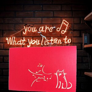 Carte d'anniversaire chat chantant - carte pop-up karaoké chat - carte chat sur boombox - anniversaire chat cool - chat 3D musique drôle chat-aoke (chat + karaoké)