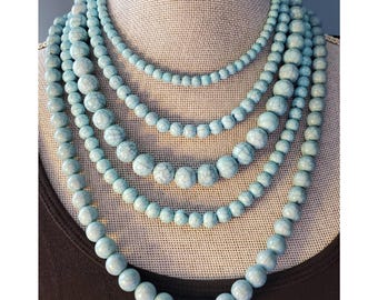 Women's Turquoise Beaded Necklace