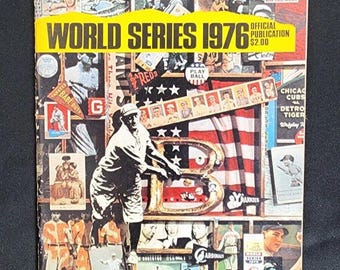 Vintage World Series 1976 Offical Publication Magazine