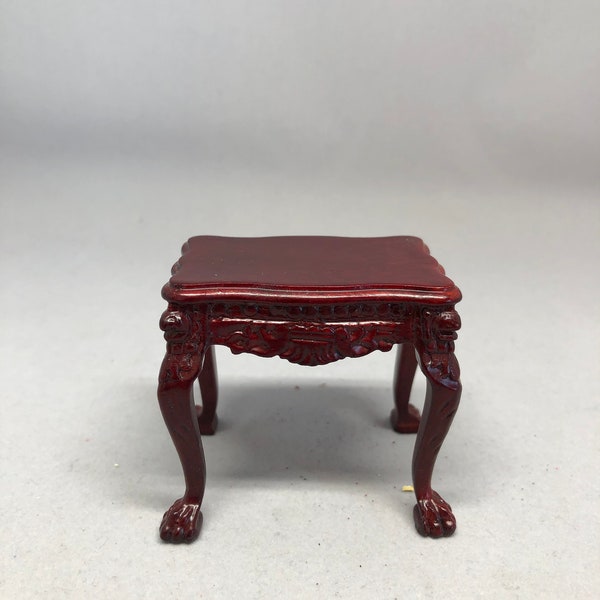 Rectangle miniature mahogany side table