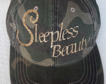 Sleepless Beauty Camouflaged Hat