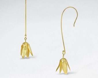 Silver Bluebell Earrings - Lily of the Valley