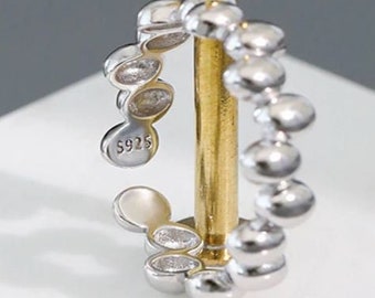 BELDACCI Verstellbarer Fingerring aus 925 Sterling Silber.