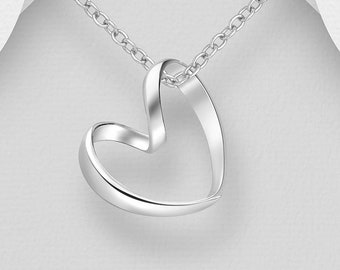 Silver Heart Necklace | Perfect Gift for Her