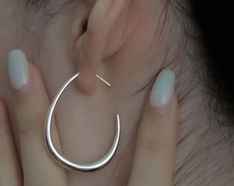 Women's Irregular Geometry Hoop Hoops Earrings