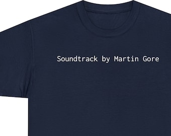 Soundtrack by Martin Gore (Depeche Mode) T-shirt