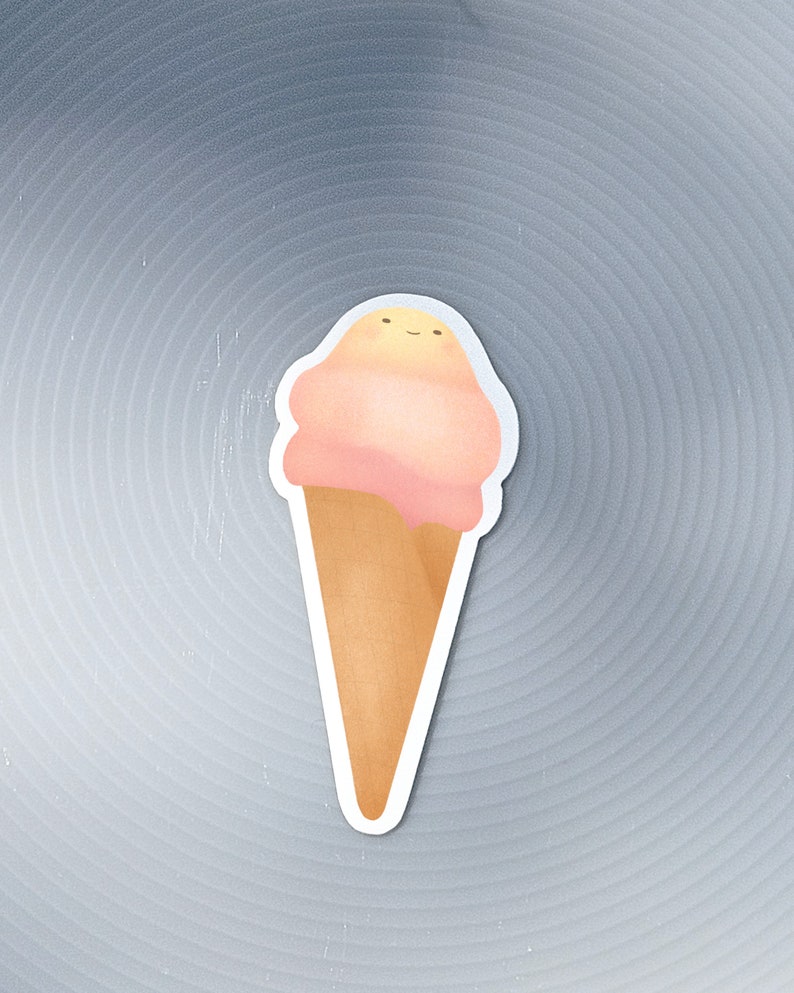 Gelato Ice Cream Sticker / Small Business, Shop Small, Waterproof ...