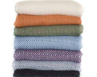 Crochet Pattern Geometric Design Afghan//Blanket Cross Stitch Detail 52x68/'/'.