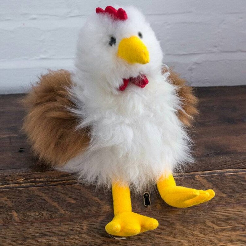 Baby Alpaca fur teddy hen  hen fur alpaca  bear handmade  alpaca toy  peruvian art  stuffed  teddy extremely soft  baby alpaca .