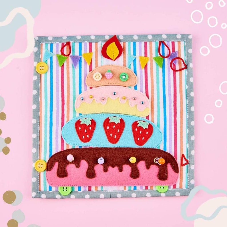 6 PAGES QUIET Book Pattern & Tutorial DIY Toddler Quiet Book Etsy