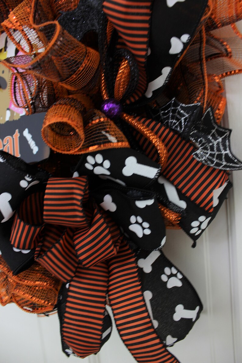 Halloween Wreath For Dog Lovers Seasonal Wreath For The Etsy halloween-wreath-for-dog-lovers-seasonal-wreath-for-the-etsy