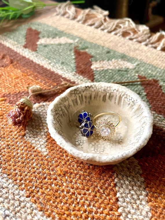 ring dish ceramic jewelry Gem