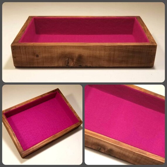 Wood Dice Tray Medium Hand Crafted Etsy