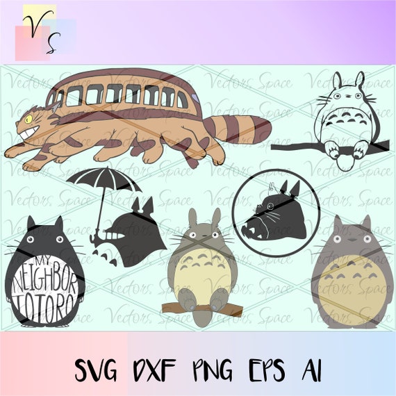 Download Bundle My Neighbor Totoro SVG Anime Totoro Vector Files ...