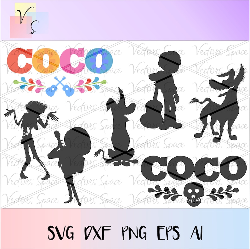 Download Coco disney SVG Cricut designs Poco loco disney clipart | Etsy