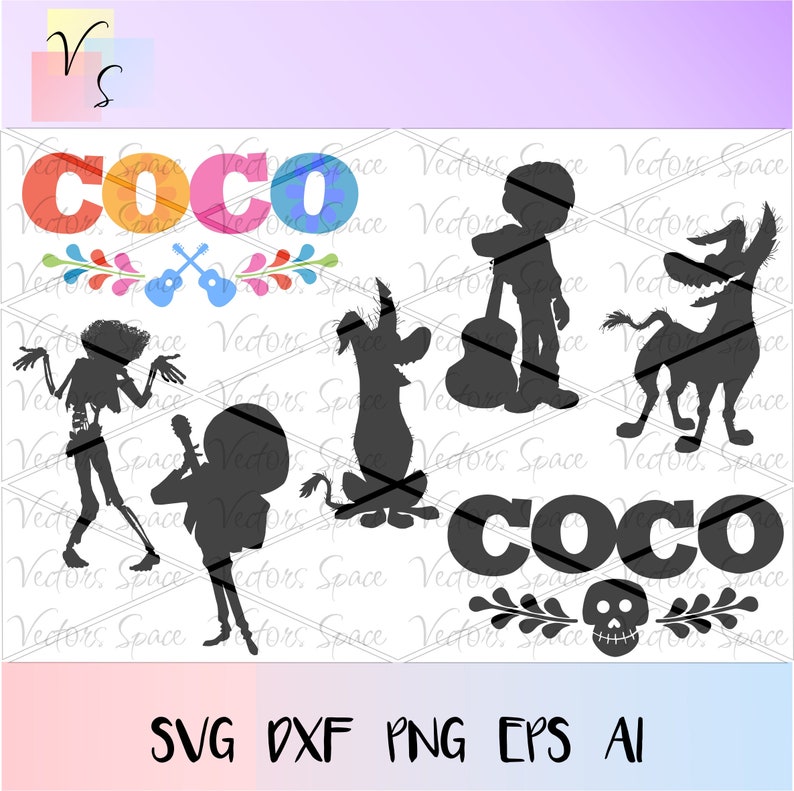 Download Coco disney SVG Cricut designs Poco loco disney clipart | Etsy