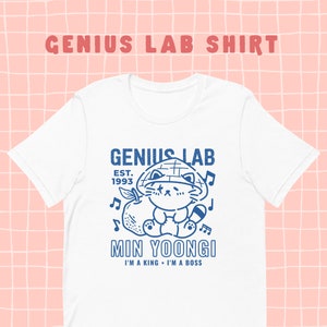 Unisex Genius Lab shirt, Kpop merch, Kpop clothing, Kpop apparel