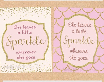 She Leaves a Little Sparkle Prints