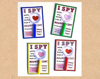 I SPY Valentine tag (Magnifying Glass)