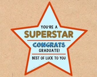 Congrats, Graduate Star tag (Graduation)