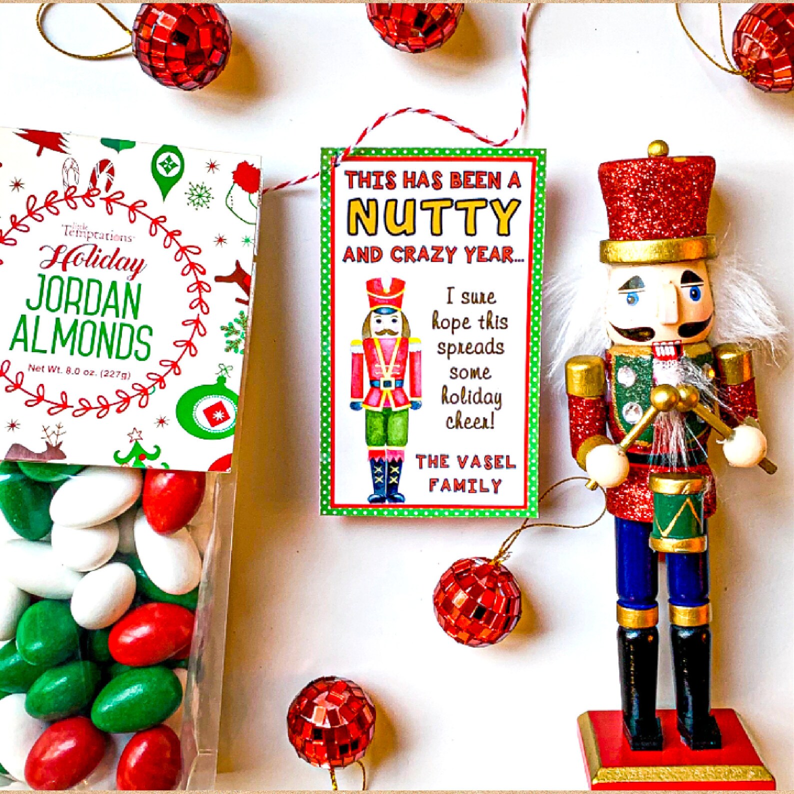 COVID Holiday Nutcracker Gift Tag nutty Christmas Etsy
