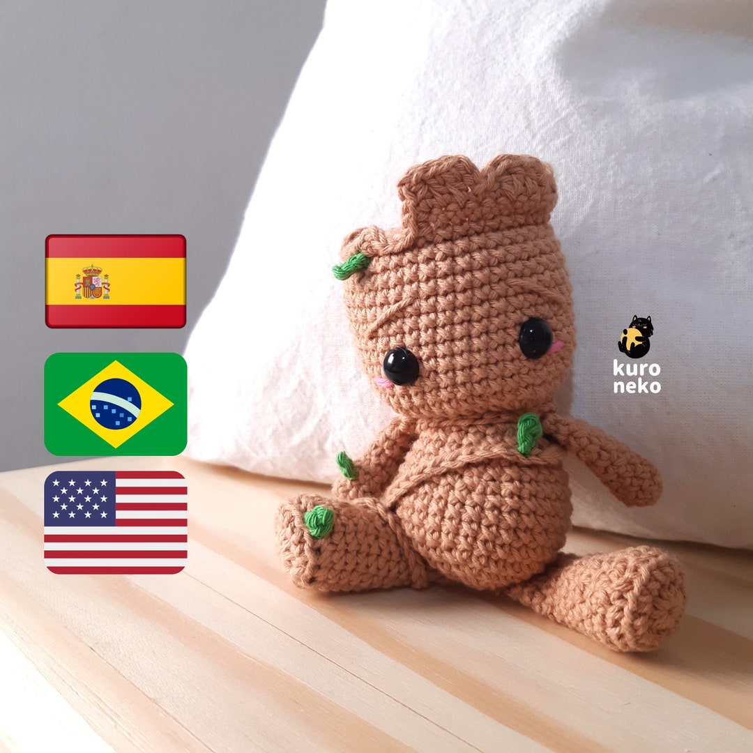 Printable Groot Pattern Groot Pattern (PDF SPANISH) - Etsy