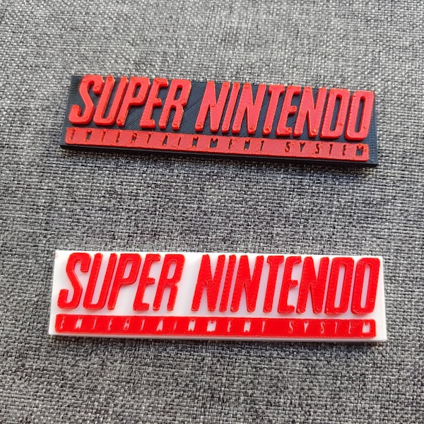 Super Nintendo Shelf Logo (SNES)