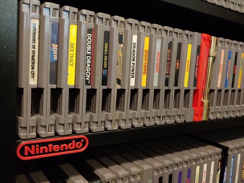 Nintendo Shelf Logo Black w/ Red Logo