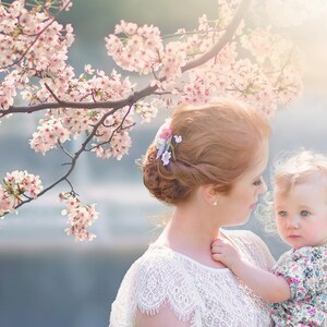 Digital Background, Spring Background, Magical Digital Backdrop, Dreamy Background, Cherry Blossom, Flower, Photoshop, Instant Download