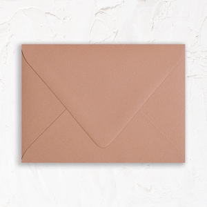 Lot de 20 enveloppes A1 (4 barres), A2, A7 à rabat euro pour faire-part : épicé mat