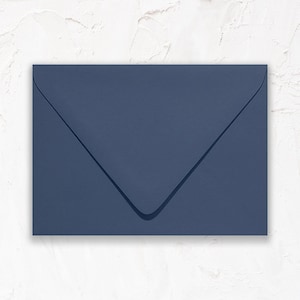 20 Pack - A7 Euro Flap Envelope for Invitations: Matte Cobalt