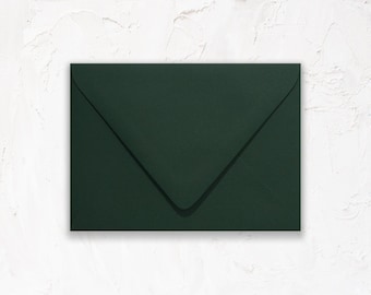 20 Pack - A1 (4Bar), A2, A7 Euro Flap Envelope for Invitations: Matte Racing Green