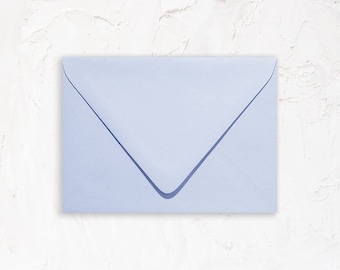 20 Pack - A1 (4Bar), A2, A7 Euro Flap Envelope for Invitations: Matte Azure Blue