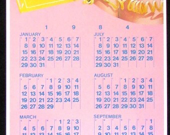 Tower Records Original Poster Calendar 1984 By Frank Carson Etsy