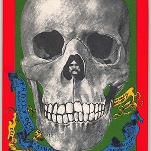 FD 82 Grateful Dead Original 1967 1a Impresión De La Familia Perro Postal Pristine MINT