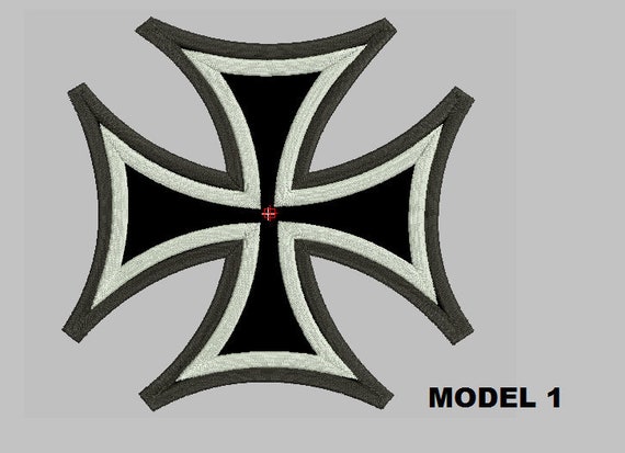 Cross Motorcycle Patches, Large Cross Back Patch, Knight Cross Patch