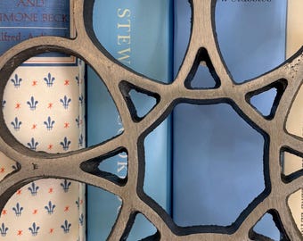 Vintage Dansk Cast Iron Trivet – Sculptural Danish Modern Form – Mid Century Kitchen