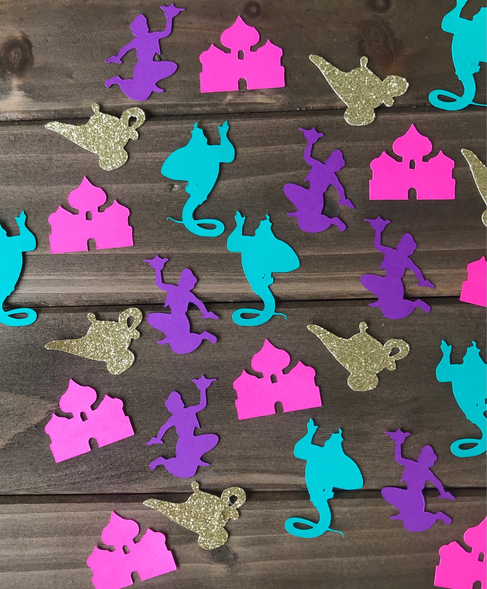 Princess Jasmine and Aladdin Confetti 100CT Etsy