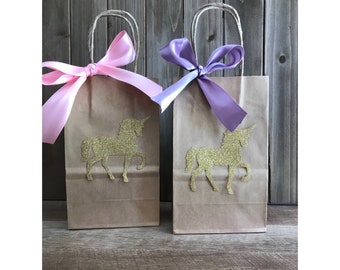 Unicorn Cut Outs 10CT / Unicorn Candy Bags