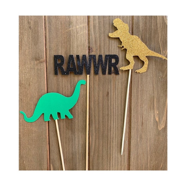 Dinosaurier Requisiten / Cake Topper