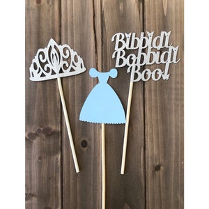 Cinderella Props / Centerpieces / Cake Toppers