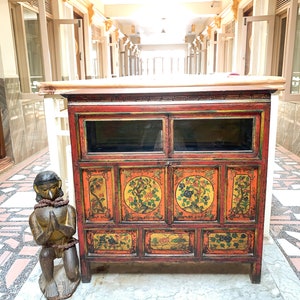 Antique Tibetan Cabinet