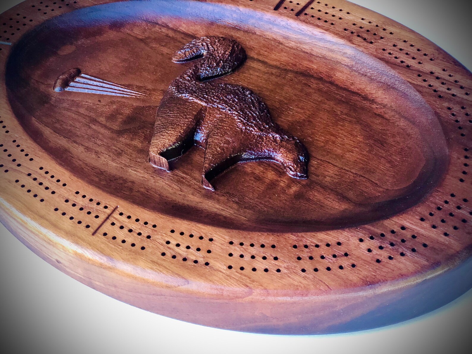 Skunk Cribbage Board Personalized Custom Customized Etsy