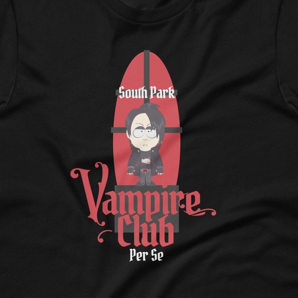 South Park Vampire Club T-Shirt | South Park Shirt | Pop Culture Tee | South Park Goth Kids