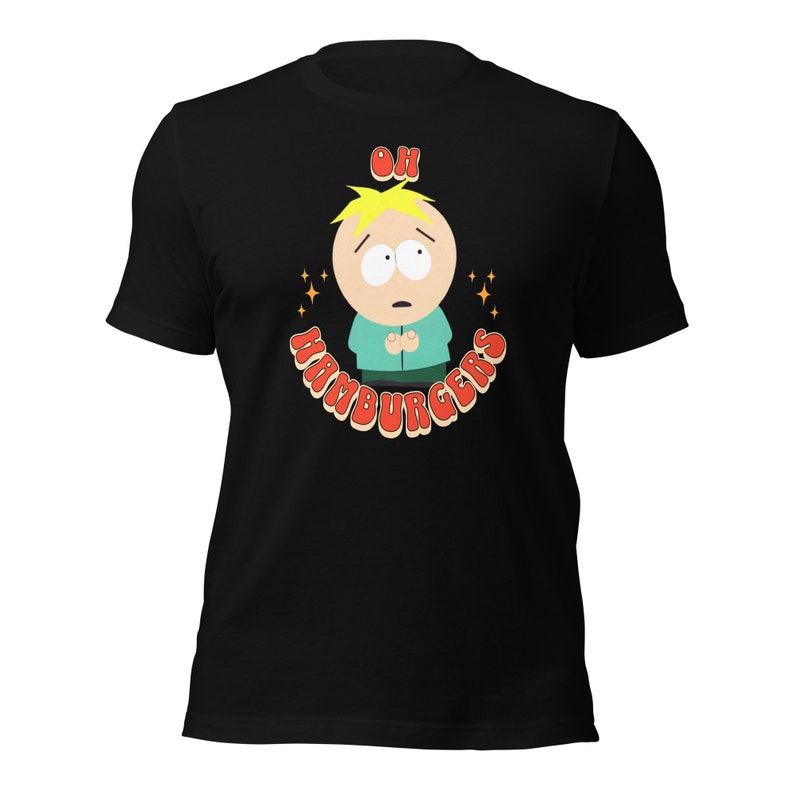 Butters oh Hamburers Tshirt South Park Shirt Pop Culture Tee Leopold