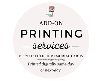 8.5x11 Folded Card Printing Service | Invitation Printing