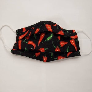 Chili Pepper Katoen herbruikbaar gezichtsmasker