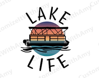 Lake Life PNG Design: Sublimation or Print (Digital Download)